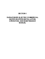 Preview for 13 page of A.O. Smith DSE-120-24 Description, Operation, Installation And Maintenance Manual