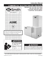 A.O. Smith DVE-150, DHE-200 Installation And Operaion Manual предпросмотр