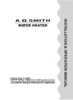 Предварительный просмотр 1 страницы A.O. Smith EWH-10A2 Installation & Operation Manual