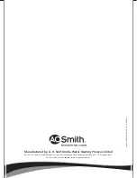 Preview for 16 page of A.O. Smith EWS 1 User Manual