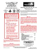 A.O. Smith GB/GW-200 User'S Information Manual preview