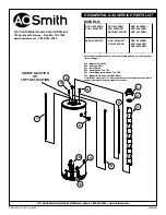 Предварительный просмотр 1 страницы A.O. Smith GCV-40 200/201 Parts List