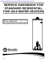 Предварительный просмотр 1 страницы A.O. Smith GCV Series Service Handbook