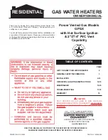 Предварительный просмотр 1 страницы A.O. Smith GPSX-50L Owner'S Manual