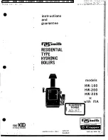 A.O. Smith HW-160 Instructions And Guarantee preview