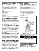 Предварительный просмотр 3 страницы A.O. Smith Hybrid ElectricHeat Pump Water Heater Manual