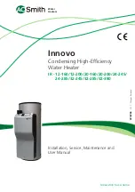 A.O. Smith Innovo 12-160 Installation, Service & Maintenance Manual предпросмотр