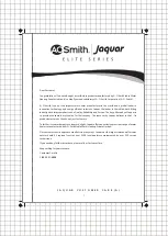 Предварительный просмотр 9 страницы A.O. Smith Jaguar HSE-SNJ-015 User Manual