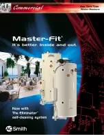 A.O. Smith Master-Fit Gas Tank Type Water Heaters Brochure предпросмотр