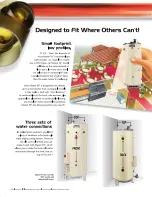 Preview for 3 page of A.O. Smith Master-Fit Gas Tank Type Water Heaters Brochure