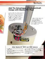 Preview for 4 page of A.O. Smith Master-Fit Gas Tank Type Water Heaters Brochure