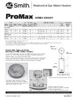 Предварительный просмотр 2 страницы A.O. Smith ProMax 300 Information