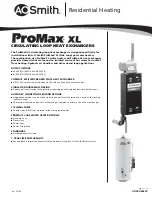 A.O. Smith PROMAX SL RXLD-52 Specification Sheet предпросмотр