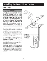 Предварительный просмотр 11 страницы A.O. Smith Residential Power Vent Gas Water Heaters with Hot Surface Ignition Instruction Manual