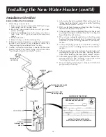 Предварительный просмотр 24 страницы A.O. Smith Residential Power Vent Gas Water Heaters with Hot Surface Ignition Instruction Manual