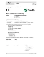 Preview for 117 page of A.O. Smith SGS - 100 Installation, User And Service Manual