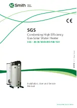 A.O. Smith SGS-28 Installation, User And Service Manual предпросмотр