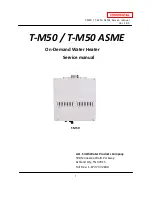 Предварительный просмотр 1 страницы A.O. Smith T-M50 ASME Service Manual