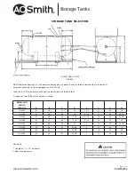 Предварительный просмотр 3 страницы A.O. Smith TJH Specification Sheet