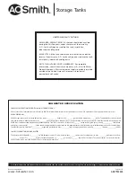 Предварительный просмотр 4 страницы A.O. Smith TJH Specification Sheet