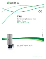 A.O. Smith TWI 35-130 Installation, User And Service Manual предпросмотр