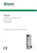 A.O. Smith TWI 35-200 Installation, User And Service Manual предпросмотр