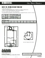 Предварительный просмотр 2 страницы A.O. Smith Vertex GPHE-50 Specification Sheet