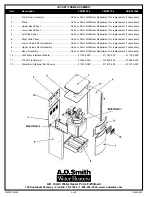 Preview for 2 page of A.O. Smith VF VB 1000 Service Parts