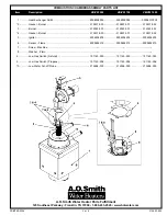 Preview for 3 page of A.O. Smith VF VB 1000 Service Parts