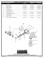 Preview for 4 page of A.O. Smith VF VB 1000 Service Parts