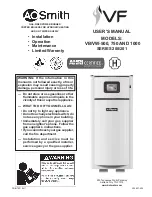 A.O. Smith VF VB 1000 User Manual preview