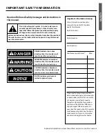 Preview for 3 page of A.O. Smith Vortex FPTU-50 Installation Instructions And Use & Care Manual