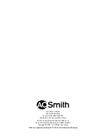 Preview for 34 page of A.O. Smith Vortex FPTU-50 Installation Instructions And Use & Care Manual