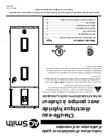 Preview for 68 page of A.O. Smith Vortex FPTU-50 Installation Instructions And Use & Care Manual