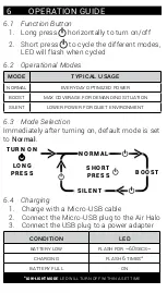 Предварительный просмотр 5 страницы A-oneTech AH01 User Manual