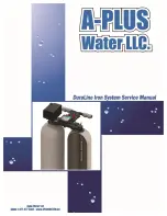 A-Plus Water Duraline series Service Manual preview