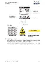 Предварительный просмотр 36 страницы A.R.C. Laser CLASSIC 514 User Manual