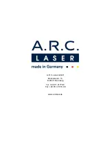 Предварительный просмотр 56 страницы A.R.C. Laser CLASSIC 514 User Manual