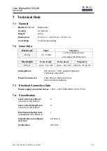 Предварительный просмотр 39 страницы A.R.C. Laser Nuvolas User Manual