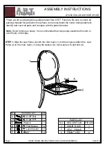 A.R.T. Furniture 215202 Assembly Instructions предпросмотр