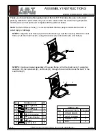 Предварительный просмотр 1 страницы A.R.T. Furniture 229203 Assembly Instructions