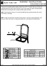 A.R.T. Furniture 233202-2802 Assembly Instructions предпросмотр