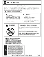 Предварительный просмотр 2 страницы A.R.T. Furniture 933460-4224TP Assembly Instructions Manual