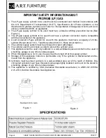 Предварительный просмотр 4 страницы A.R.T. Furniture 933460-4224TP Assembly Instructions Manual