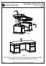 Предварительный просмотр 2 страницы A.R.T. Furniture Nora 248831 Assembly Instructions