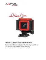 A-rival aQtionCam Quick  Manual/User Information preview