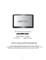 A-rival PNC70 Active Hardware Manual предпросмотр