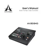 A SYSTEMS AV200HD User Manual предпросмотр