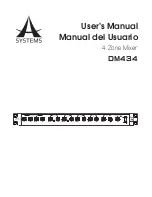 A SYSTEMS DM434 User Manual preview