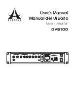 Preview for 1 page of A SYSTEMS GA5100 User Manual